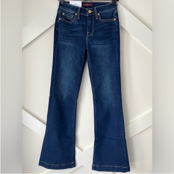 7 For All Mankind Dojo Original Jeans Trouser NWT Size 25 7FAMK Golden pockets - Picture 7 of 15